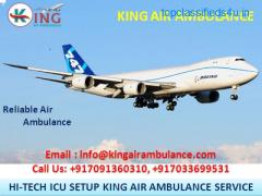 More Credible Air Ambulance Service in Dibrugarh by King