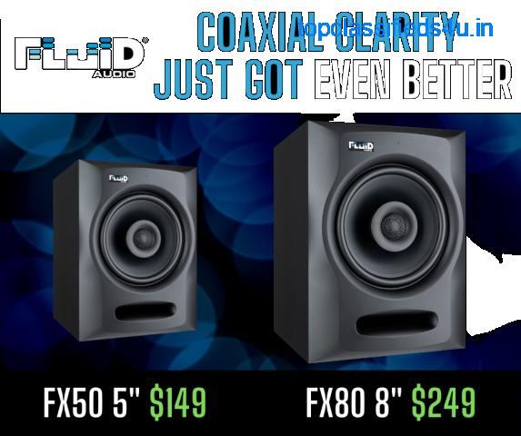 The Fluid Audio FX 50 and FX 80 - Coaxial Monitor