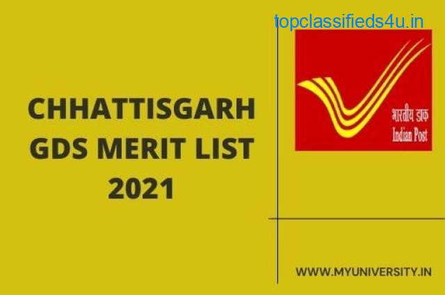 Chhattisgarh GDS Merit List 2021