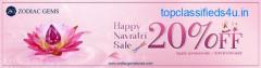 Happy Navratri Sale 2021. Get Upto 20% Off on All Gemstones