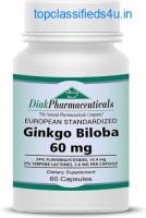 Ginkgo Biloba - European STANDARDIZED Herbal Supplement - Supports Brain Function,