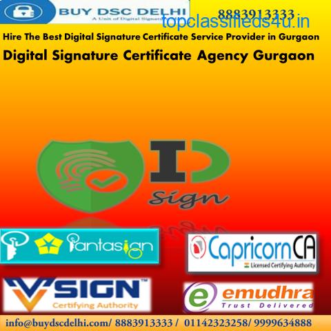 Get Digital Signature Certificate in Gurgaon