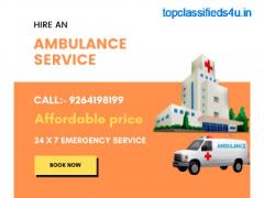 Hire a Top-notch ambulance service in Noida