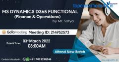 We are starting new batch on AX Functional Finance & Operations