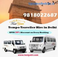 Hire Tempo Traveller on Rent in Delhi