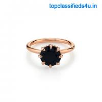 20% Off! on Round Cut Black Diamond Engagement Rings