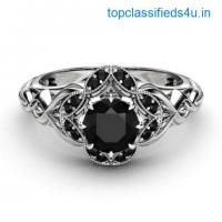 Order Vintage Black Diamond Engagement Rings at the Best Price 