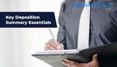 What is deposition summary services ?