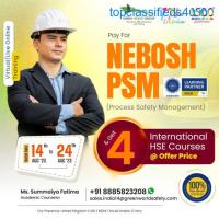  Learn Nebosh PSM in  Hyderabad at an affordable price!