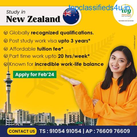 Study in New Zealand Consultants in Hyderabad