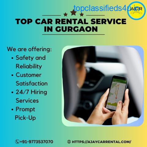 Top Car Rental Service in Gurgaon
