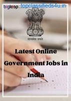 Latest Online Government Jobs in India.