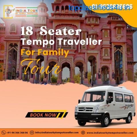 18 seater tempo traveller in Jaipur