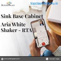 Effortless Elegance: Discover the Aria White Shaker Sink Base Cabinet - 36W x 34-1/2H x 24D