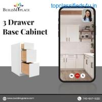 Maximize Space: Explore Our 3 Drawer Base Cabinet Selection