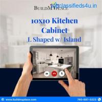 Maximize Your Space 10x10 L-Shaped Kitchen Cabinet Design with Island