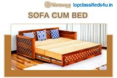 Get Comfort and Style: Buy a Sofa Cum Bed from Nismaaya Decor