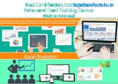 Advanced Excel Training Course in Delhi, 110098, 100% Placement[2024] - Online MIS Course 