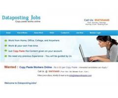  online Copy Paste Jobs - Work form Home at your Free time